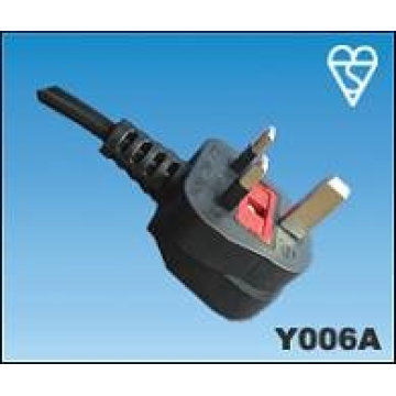 UK plug 13A 10A 5A 3A fundido britânico plug conector